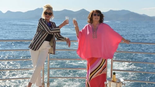 Jennifer Saunders and Joanna Lumley in the Ab-Fab spin-off film