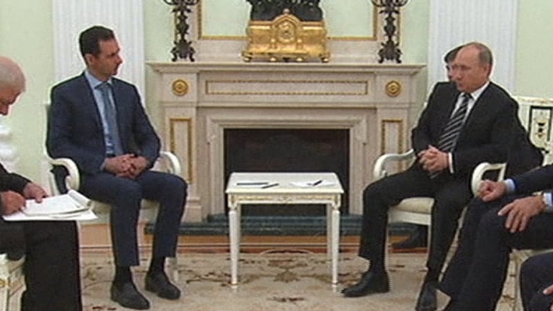 Syria's Assad Meets Putin In Moscow