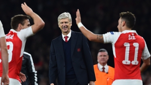 Arsenal boss Arsene Wenger hopes to still be smiling at the end of the season
