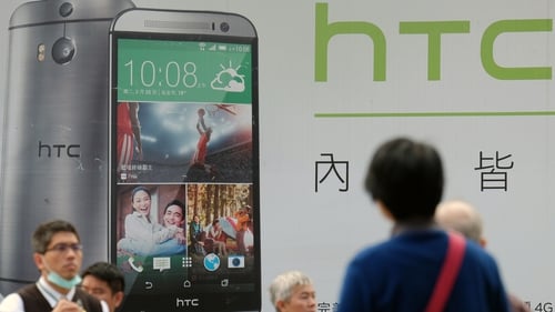 HTC's worldwide smartphone market share declined to 0.9% last year from a peak of 8.8% in 2011