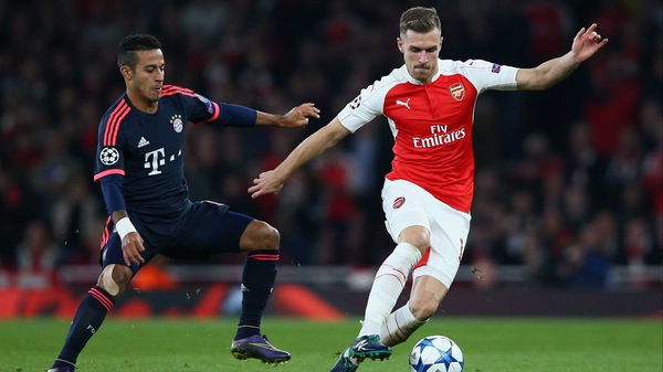 Aaron Ramsey will miss games against Everton and Tottenham