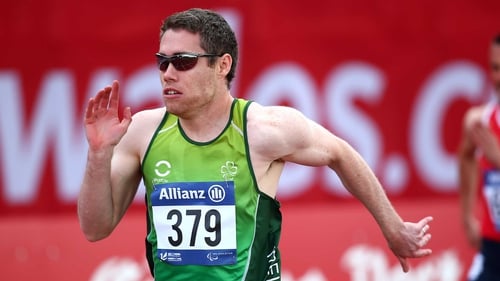 Jason Smyth was in outstanding form in the 100m final