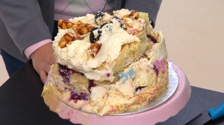 Sandra McGarry's Blackberry and White Chocolate Trifle Cake Sandra McGarry's Blackberry and White Chocolate Trifle Cake