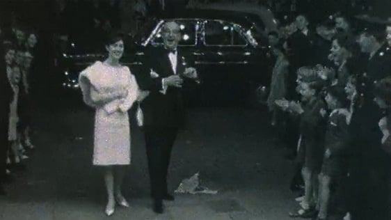 Ingeberg Schoner and Ronald Shiner at the Cork Film Festival 1962