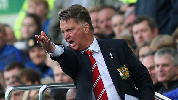 Louis van Gaal presided over another poor display by Manchester United