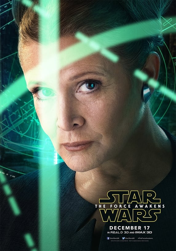Carrie Fisher as Leia