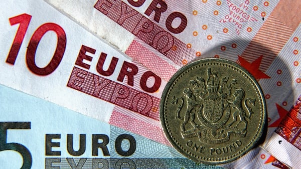 Sterling registered its best month in eight years in November to stand around 10% lower at 84.10 pence to the euro