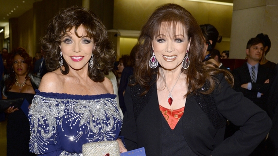 Joan and Jackie Collins
