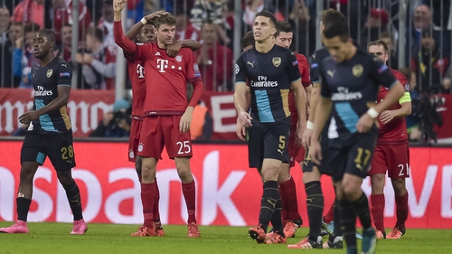 Arsenal were hammered 5-1 by Bayern Munich during the week