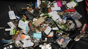 Some of the keys lost at Electric Picnic this year