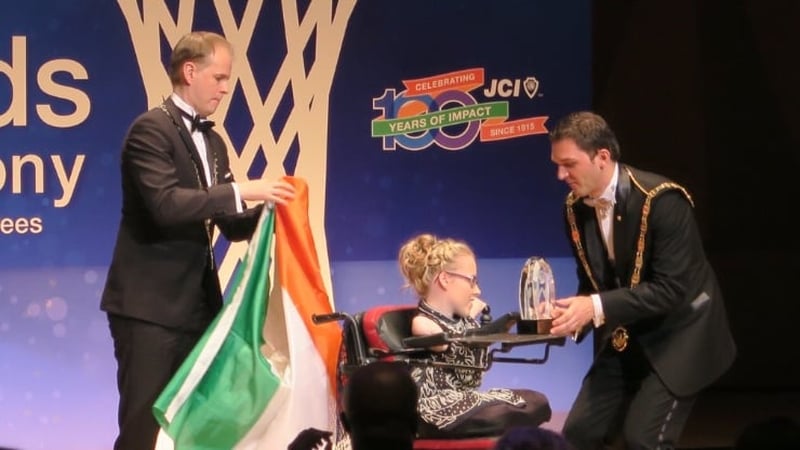 Joanne O'Riordan honoured at ceremony in Japan