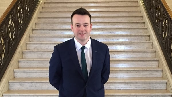 Colum Eastwood, 32, was elected leader of the SDLP today