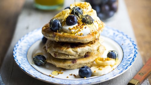 Donal Skehan is the man when it comes to healthy, quick, tasty recipes and these gluten free pancakes are perfect as an alternative for the big day tomorrow - of course, you can get practising today!
