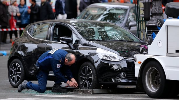 Forensic investigators was needed to determine whether the car was involved in the attacks