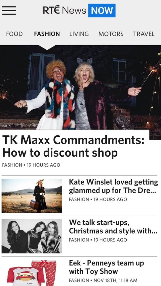 RTÉ LifeStyle peek ahead of launch on RTÉ News Now App RTÉ LifeStyle peek ahead of launch on RTÉ News Now App