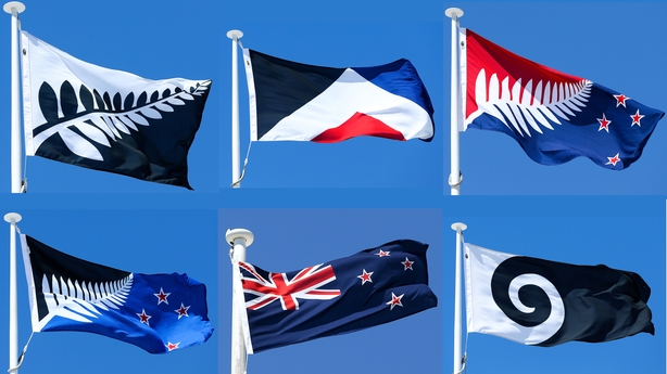 The contenders for the new flag