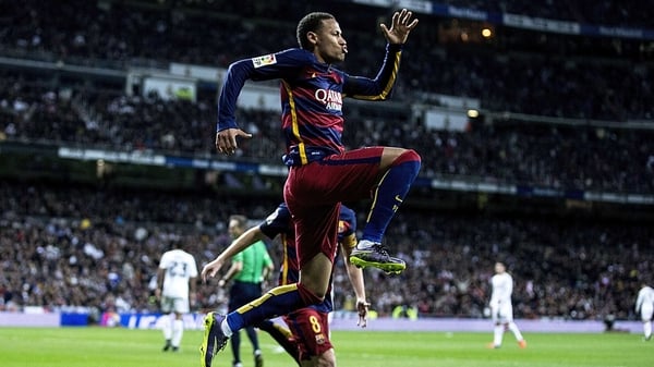 Neymar, Spain's new footballer of the month