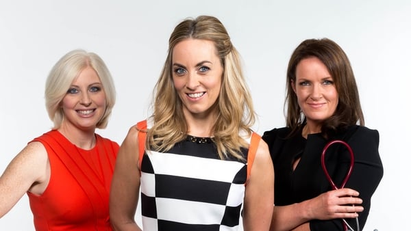 Aoife Hearne left with Kathryn Thomas and Dr Ciara Kelly