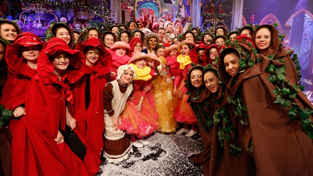 Last Year's Late Late Toy Show had a very colourful cast!