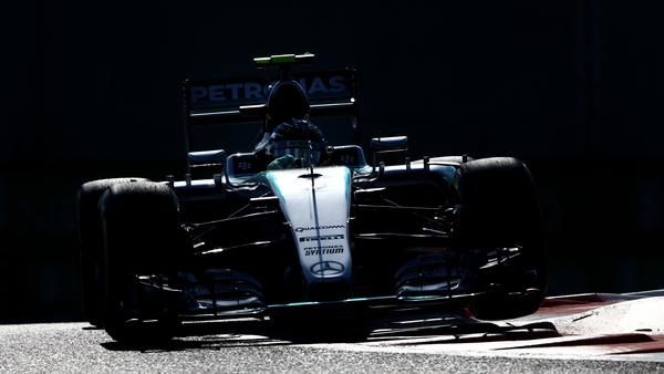 Rosberg has claimed a third consecutive pole position