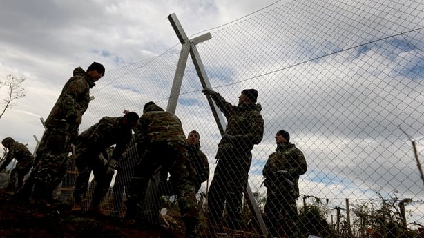 The move has sparked protests from migrants that have been turned away