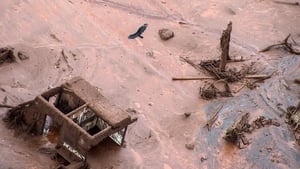 The dam, holding back waste water from the Samarco mine in Brazil, burst on November 5