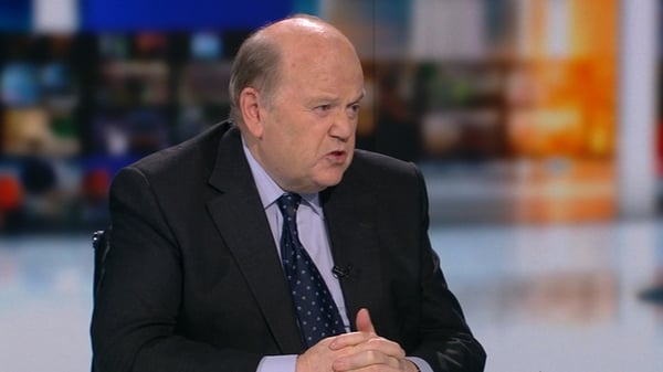 Minister Michael Noonan said he is now 'well on the mend'