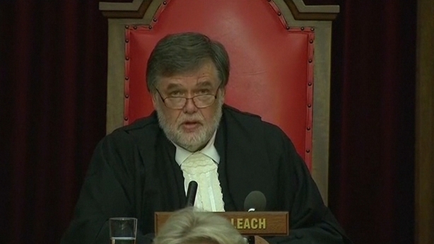 Judge Eric leach delivers his ruling at the appeals court