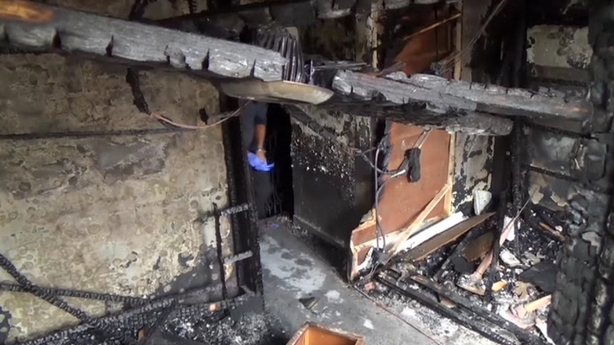 The restaurant was located in a basement, offering no escape route
