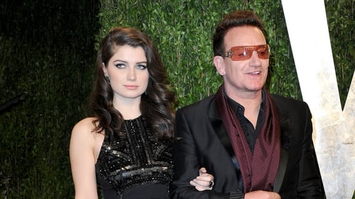 Eve Hewson with her dad Bono
