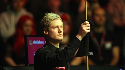 Neil Robertson struck a 147 in the afternoon session