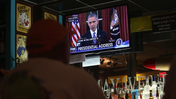 Mr Obama sought to calm a US public increasingly jittery about the fight against Islamist militancy