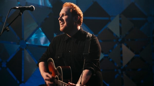 Gavin James on the stage at St James Church in Dingle over the weekend