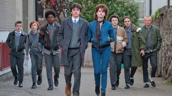 A scene from John Carney's 2016 movie Sing Street, now heading to Broadway