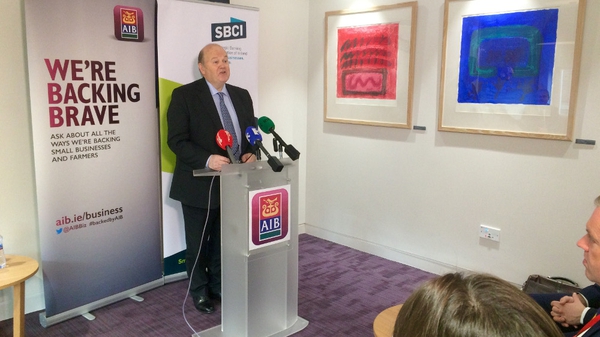 Michael Noonan said it is 'more likely' a 25% stake in AIB will be sold in the first half of next year