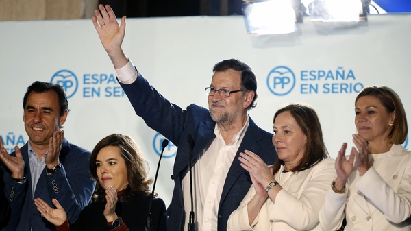 Mariano Rajoy's Popular Party fell well short of 176 seats needed for majority