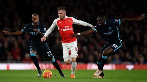 Aaron Ramsey has suffered a thigh injury