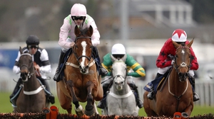 Ruby Walsh and Faugheen clear the last on their way to victory at Kempton