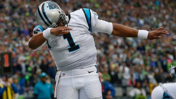 Cam Newton threw for 300 yards and two touchdowns