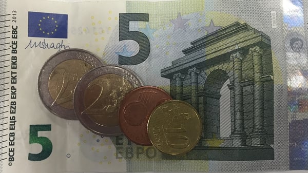 A 10 cent hike would equate to a pay rise of 1.09% - and is significantly lower than the last increase of 50 cent per hour - which raised the minimum wage from €8.65 to €9.15