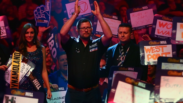 James Wade is coached by former world champion Eric Bristow