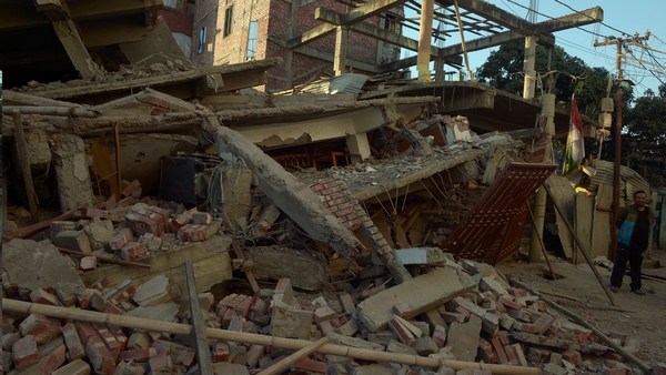 The US Geological Survey said the quake of magnitude 6.8 struck 29 km west of Imphal