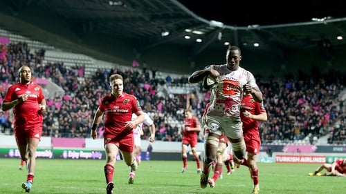 Sekou Macalou was among the try scorers for a dominant Stade Francais