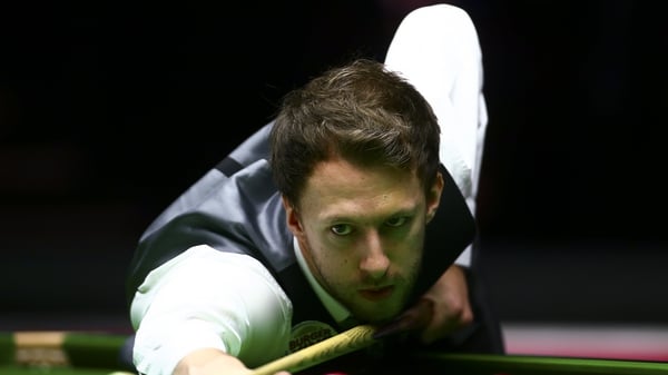 Judd Trump will face Barry Hawkins in the semi-finals of the Masters on Saturday at 1pm