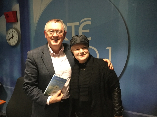Sean O'Rourke with Mary McEvoy in the RTÉ Radio 1 studio today