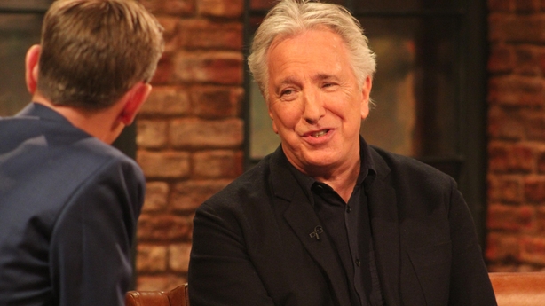 Alan Rickman on the Late Late Show