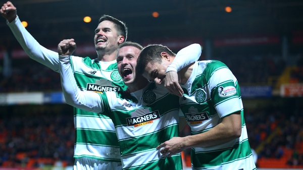 Jozo Simunovic (centre) is ready to refocus for Celtic