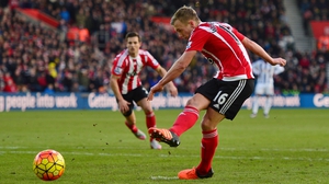 James Ward-Prowse scores Southampton's second against West Brom from the penalty spot