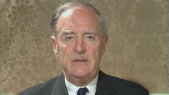 Liam Cosgrave concedes defeat in the 1977 general election.