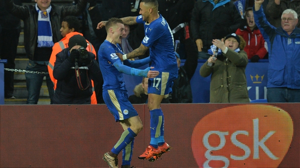 Jamie Vardy was back among the goals for Leicester